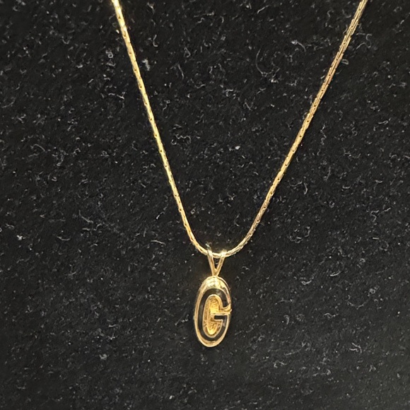 Givenchy Gold Initial Necklace - Picture 1 of 1